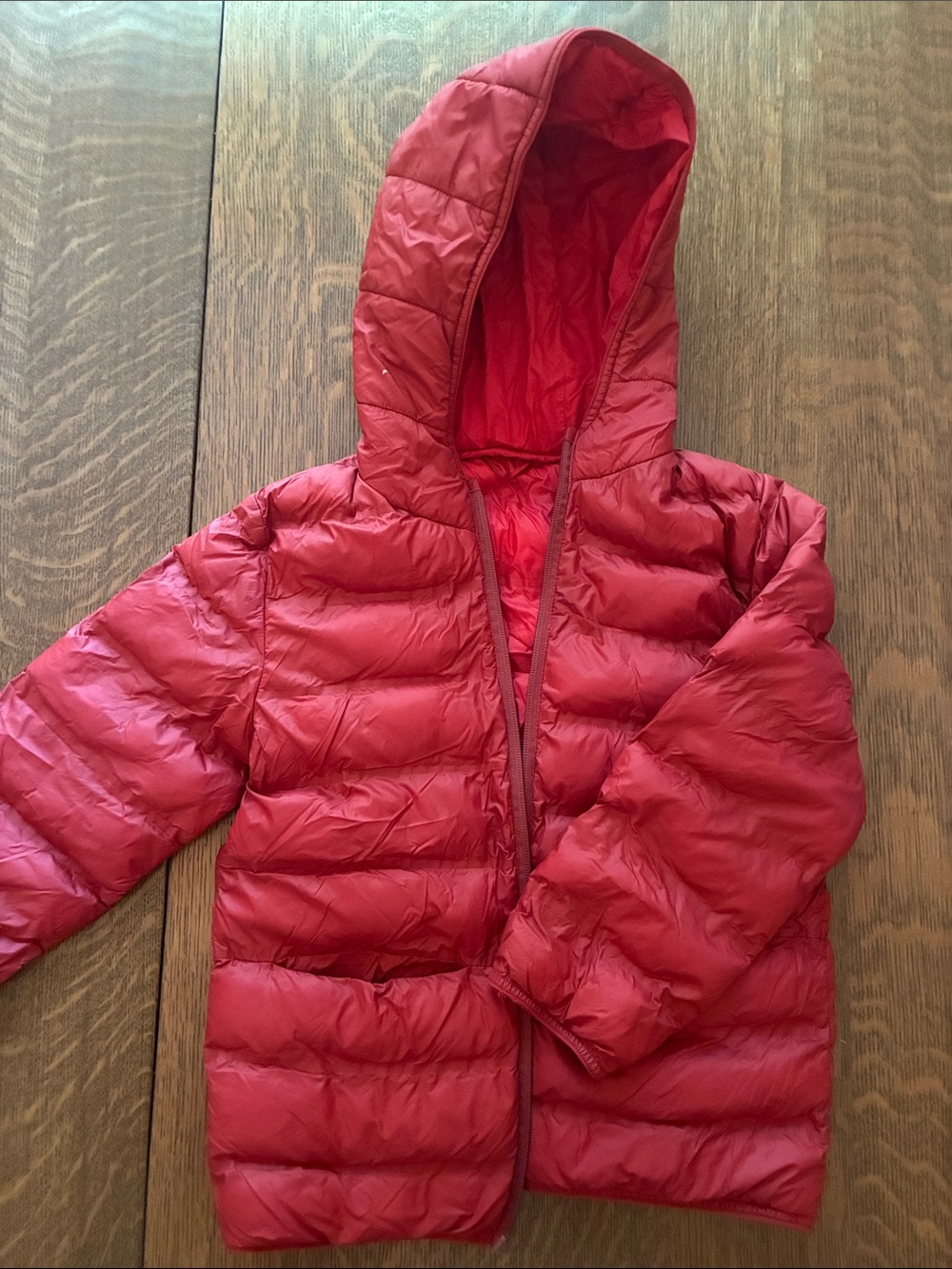 Mayoral Kids Red Hooded Puffer Jacket